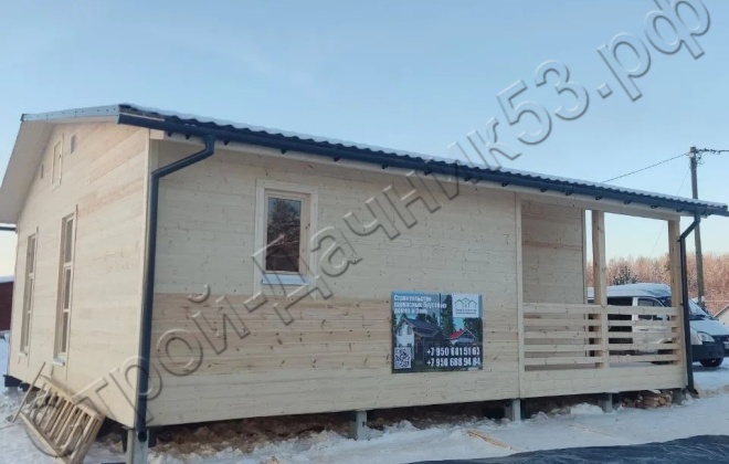 4 Каркасный дом Д-15, 9x8м, 72 М², Республика Карелия, посёлок Пряжа, урочище Шаньгимо (12)